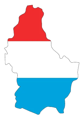 La carte de Luxembourg